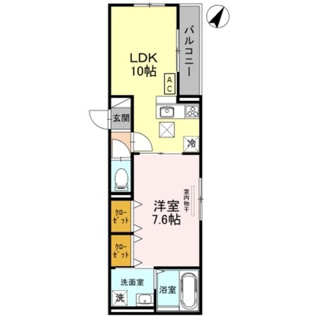 住吉駅 徒歩4分 1階の物件間取画像